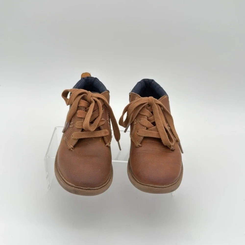 Kenneth Cole Strada Ashton Brown Leather Chukka Boots Boys Youth‎ 12